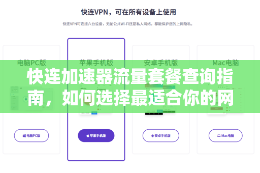 快连加速器流量套餐查询指南，如何选择最适合你的网络加速方案