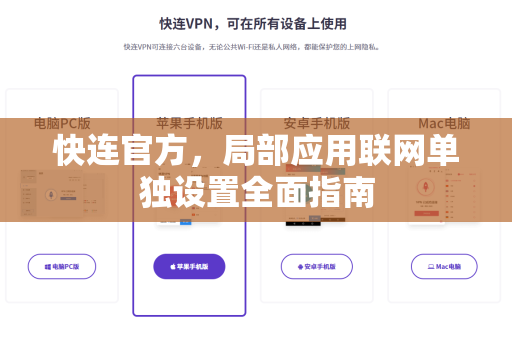 <strong>快连</strong>官方，局部应用联网单独设置全面指南