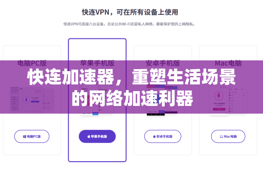 快连加速器，重塑生活场景的网络加速利器